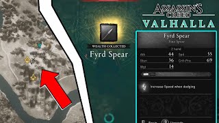 quotFyrd Spearquot Fine Spear Location Guide  Assassins Creed Valhalla [upl. by Deegan756]