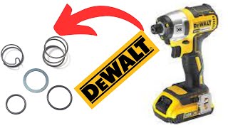 How To Repair The Chuck on a DCF887 DeWalt Impact Driver bit holder [upl. by Atinrehs]