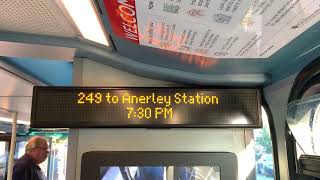 249 to Anerley Station [upl. by Johnson53]