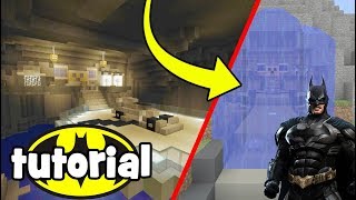 Minecraft Tutorial How To Make The Batcave quotThe Batman Cave Lairquot [upl. by Ellynn]