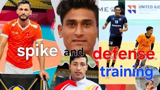 Spike By Bijay Thapa Tekraj Awasthi Rajkumar Niroula Binod chand Defense training 🙏sunil vlog07 [upl. by Joses]