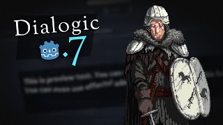 Customize your dialogs with version 07  Dialogic devlog [upl. by Narmi]