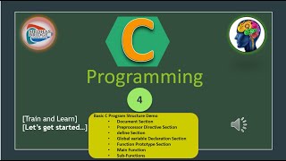 Lets Learn C 4 Basic C Program Structure Demo [upl. by Riedel]