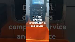 Delonghi coffee machine dinamica complete service and descaling [upl. by Enehs]