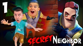 BREAKING INTO THE SECRET NEIGHBORS BASEMENT Hello Neighbor Secret Neighbor Gameplay 1 [upl. by Aekan648]