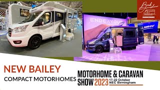 Motorhome amp Caravan Show 2023 Pt1  NEW Bailey COMPACT Motorhomes [upl. by Namor]