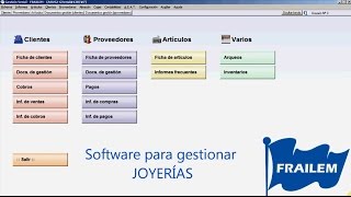 Software para gestionar Joyerías [upl. by Elyr281]