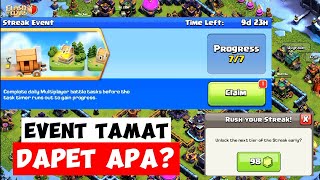 Event Baru quotSTREAK EVENTquot Kita beresin pake gems boy  Clash of Clans Indonesia [upl. by Schlessel]