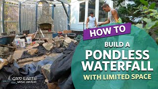 How to Build a Pondless Waterfall with Limited Space [upl. by Beker]