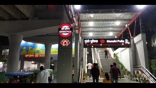 Lucknow Metro FirstDay FirstShow Phase2 MunshiPulia Charbagh Redmi6Pro bhi9 [upl. by Derry108]