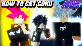 AUT how to get Goku spec amp Goku spec showcase a universal time [upl. by Hui890]