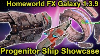 Taking a look at the Progenitors  Homeworld FX Galaxy  Progenitor Ship Showcase [upl. by Enitselec772]