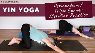 Yin Yoga  PericardiumTriple Burner Meridian Practice 90 mins [upl. by Berri257]