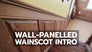 Wall Panelled Wainscot Intro [upl. by Atisor]