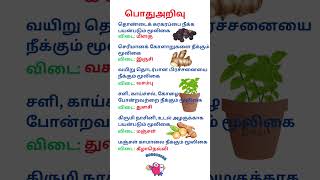 தமிழ்  பொதுஅறிவு வினா விடைகள்  TNPSC tamil pothutamil pothuarivutamil gk generalknowledge [upl. by Nguyen]