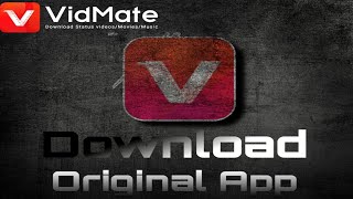 How to download Vidmate original app [upl. by Fabrianna]