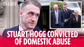 Stuart Hogg convicted of fiveyear domestic abuse campaign against wife [upl. by Dippold166]