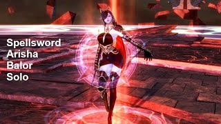 Vindictus Spellsword Arisha Balor Solo 1612 마영전 롱블 아리샤 발로르 솔로 [upl. by Tager661]