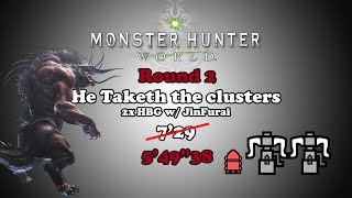 MHW Behemoth  Duo Cluster HBG  549quot38 [upl. by Wally]