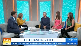 CSIRO Total Wellbeing Diet on the Today Show [upl. by Ostler]