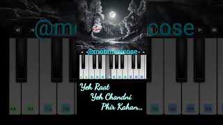 Yeh Raat Yeh Chandni Phir Kahan  Jaal 1952  Piano Tutorial  S D Burman  Dev Anand  Shorts [upl. by Welby573]