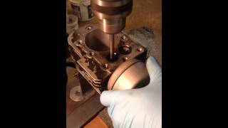 Installing exhaust valve guide In Briggs and Stratton engine Part 2 [upl. by Chuch]