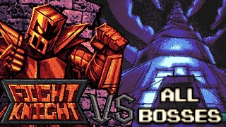 Fight Knight  PC All boss fights w cutscenes  ending no items deaths [upl. by Atineg364]