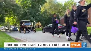 WTOL 11 UToledo Homecoming Events All Next Week [upl. by Andert]