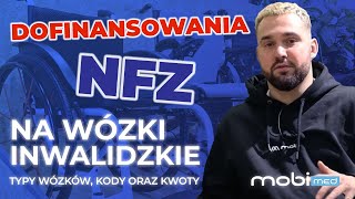 Jakie są dofinansowania NFZ na wózki inwalidzkie dla dorosłych w 2024 Typy wózków Kody oraz Kwoty [upl. by Munmro797]