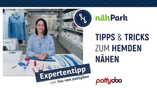 Ina von Pattydoo  Tipps und Tricks zum Hemden nähen [upl. by Niuqauj82]