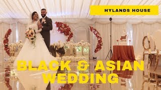 Black and Asian Wedding Hylands House  Full Florals and Decor [upl. by Irmgard]