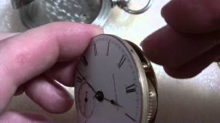 How I repair rotating pocket watch movement in case Waltham [upl. by Kawasaki133]