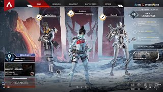 First day of season 2 ranked was prime apex legends [upl. by Aerdnahs]