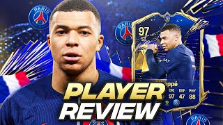 97 TOTY MBAPPE PLAYER REVIEW  FC 24 Ultimate Team [upl. by Washington]