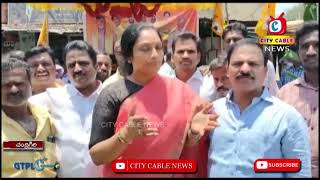 Chandragiri Pulivarthi Sudha Reddy Annadhanam  City Cable News tirupati [upl. by Yrrot]