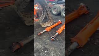 DX225LC backhoe dismantled for export [upl. by Theresa990]