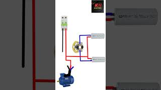 Single phase motor connection shorts youtubeshorts [upl. by Lundin]