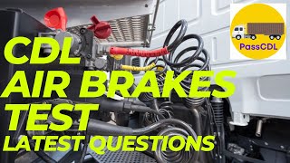 Air Brakes Exam Questions LATEST 2024  CDL PERMIT TEST  100 Guaranteed Pass in ALL 50 States [upl. by Otanutrof]