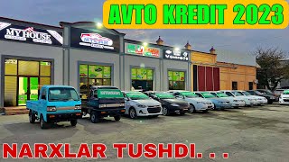 AVTO KREDIT 2023 YILLIK 1418 BOSH TOLOV 10 Narxlar Juda Arzon… [upl. by Pelson36]