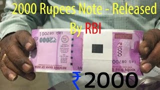 Government Of India Release New 2000 Indian Note In Market with proof [upl. by Center]