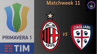 AC Milan vs Cagliari Calcio  Primavera 1  LIVE [upl. by Silverstein]