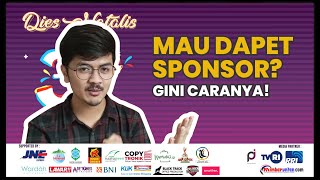 Mau tau cara dapet sponsor  Share tips event mahasiswa [upl. by Iruyas702]