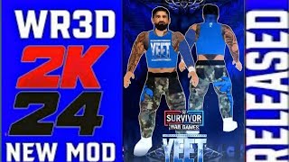 WR3D MOD WR3D 2K24 MOD WWE 2K24 DOWNLOAD LINK MADIFIRE APK V169 NEW ARENA NEW FEATURES [upl. by Anirtal613]