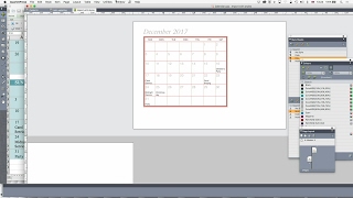 07  DTP with QuarkXPress Creating a calendar with tables and table styles [upl. by Arocal669]