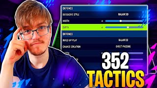 BEST New Patch META 352 Custom TacticsPlayer Instructions  FIFA 22 Ultimate Team [upl. by Clapp]