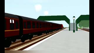 5972 Hogwarts Express in Steam era Roblox [upl. by Ewen]