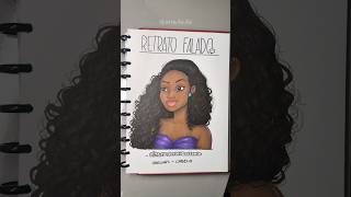 BORA FAZER 1 RETRATO FALADO Versão princesas da Disney ✨👸🏽 arte desenho princesas disney [upl. by Irah]