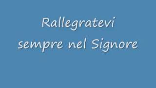 Rallegratevi nel Signore [upl. by Attennhoj]