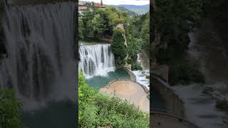 Jajce slap jajce bosnia hercegovina nature waterfall [upl. by Dorison]