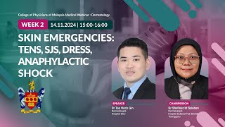 Skin EmergenciesTENS SJSDRESS Anaphylactic shock  CoPM Weekly 2024  Dermatology [upl. by Arvin]